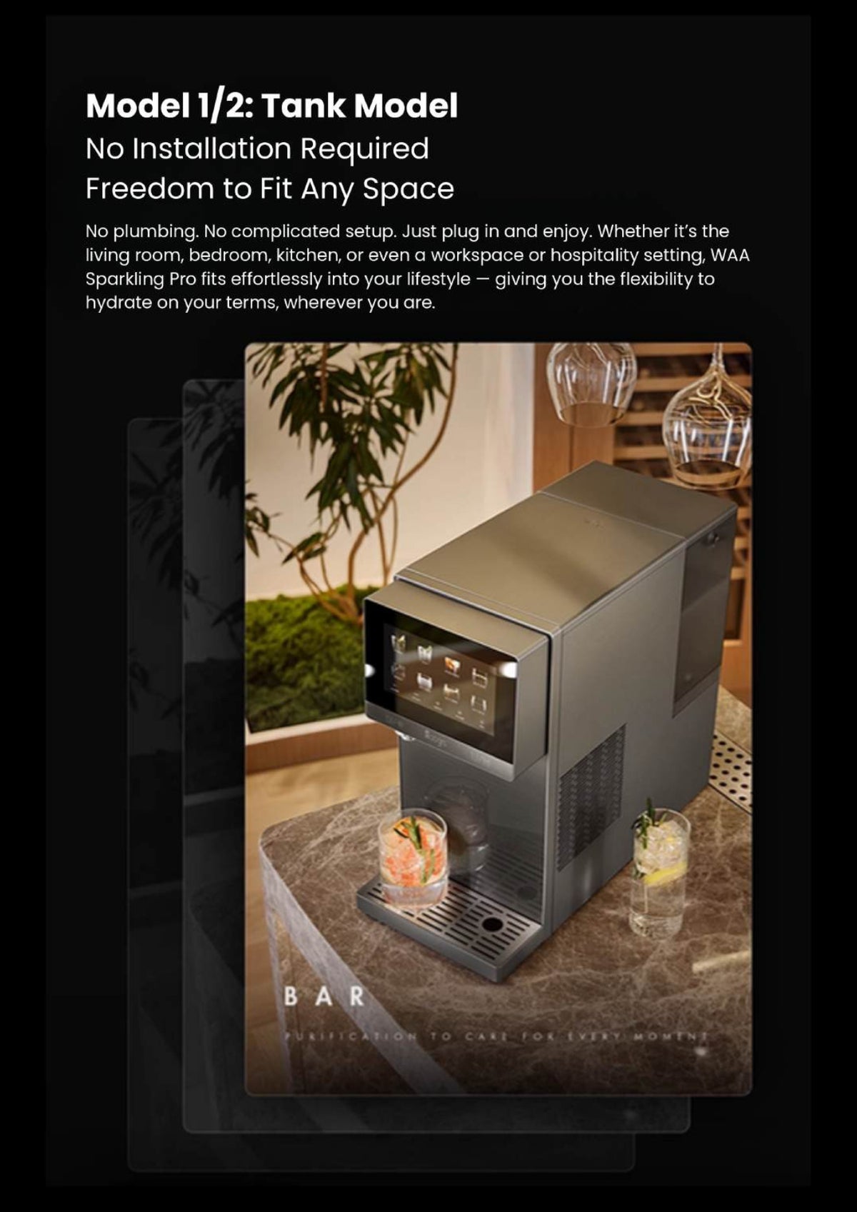 WAA Benchtop All-In-One Sparkling Pro
