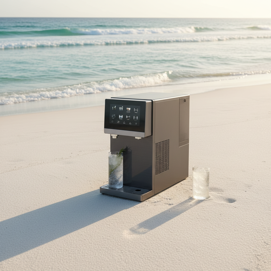 Sparkling Pro elevated beach shot